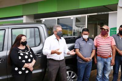 Aconteceu nesta terÃ§a (05) a entrega da Amarok da PromoÃ§Ã£o Sorte Premiada da Cooperativa Sicredi